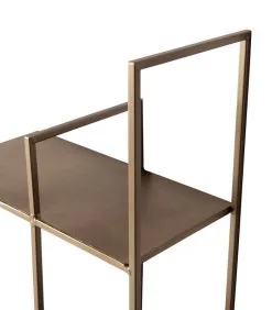 WOOOD Zach Wandkast - Metaal - Antique Grey - 87x91x17 -Meubilair Geschäft 526b76d5a5a149119e3a27817a3a7b7a