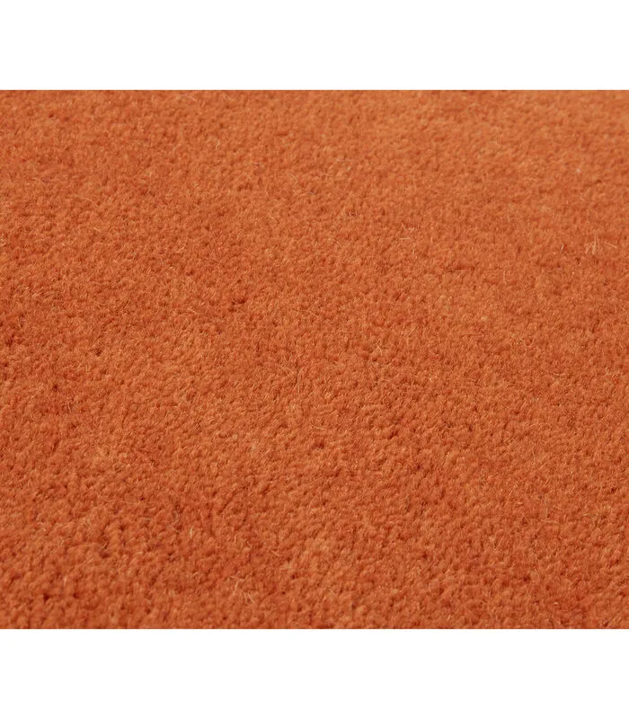 Leitmotiv Vloerkleed Organic Diamond - Oranje - 145x130cm 4 Leitmotiv Vloerkleed Organic Diamond - Oranje - 145x130cm - Image 2