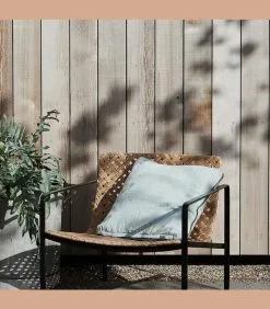 House Doctor Stoel Met Armleuningen - Habra - Natuur -Meubilair Geschäft 53da81d8ab5e440a84918ba6655604ae