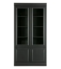 BePureHome Organize Vitrinekast - Grenen - Zwart - 215x110x44