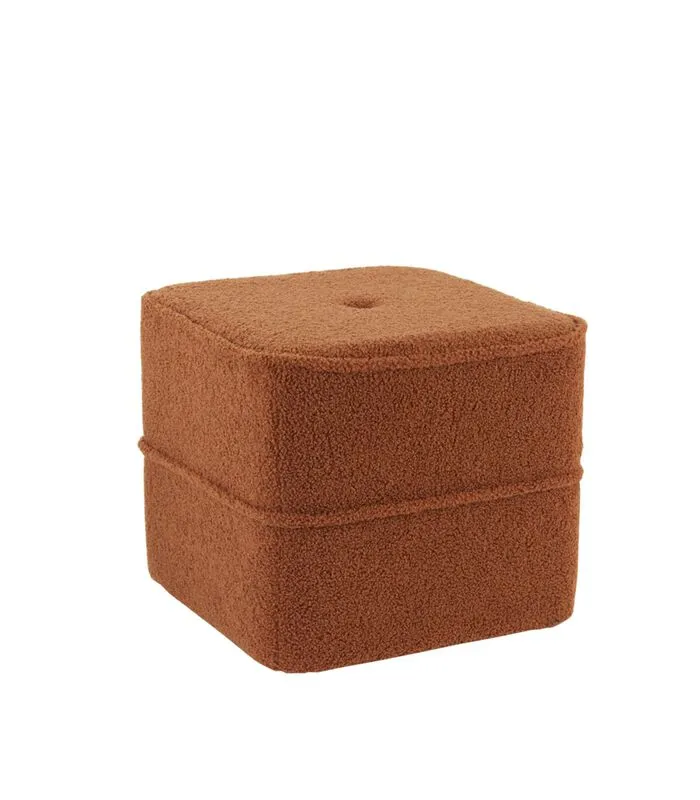 Light & Living Poef Kiki - Oranje - 40x40x35cm 3 Light & Living Poef Kiki - Oranje - 40x40x35cm