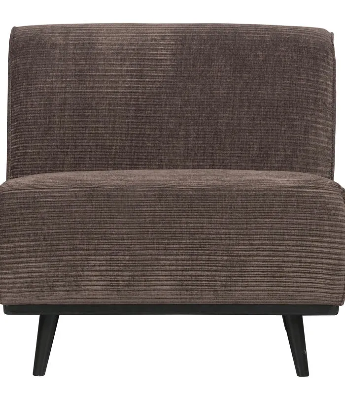 BePureHome Statement 1-Zits Element - Ribstof - Taupe - 77x79x93 3 BePureHome Statement 1-Zits Element - Ribstof - Taupe - 77x79x93