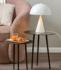 Leitmotiv Bijzettafel Supreme - Zwart - Ø32,5cm 11 Leitmotiv Bijzettafel Supreme - Zwart - Ø32,5cm -Meubilair Geschäft 55134e0ee07949f488cef589b5261d55