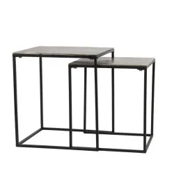 Light & Living Bijzettafel Banos - Antiek Brons - Set