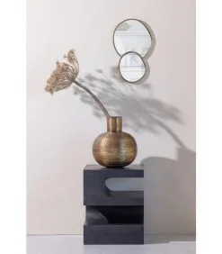 WOOOD Exclusive Exclusive Toma Bijzettafel - Mangohout - Zwart - 50x40x40 -Meubilair Geschäft 56c495b034074b4d832e5a21cdc99471