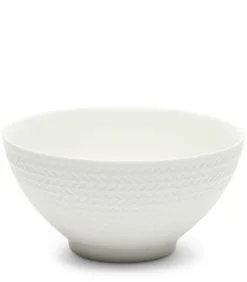 Rivièra Maison Kom, Soepkom, Rond Schaaltje - Bellecôte - Wit - 1 Stuk
