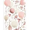 Lilipinso SELENE Muursticker Kinderkamer - Ballonnen En Vliegers (roze) - 29,7 X 42 Cm -Meubilair Geschäft 581a71d962384615a00d3933e3ea3794