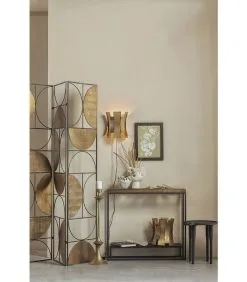 BePureHome Course Windlicht - Metaal - Antique Brass - 27x27x27 -Meubilair Geschäft 5831fc24dca14ea082a4a767b390f8fb