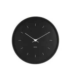 Karlsson Wandklok Butterfly Hands - Zwart - Ø27,5cm