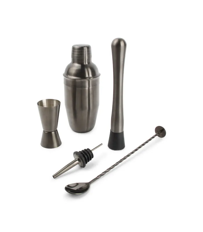 Salt & Pepper Cocktailset 7-delig Zwart Bar 4 Salt & Pepper Cocktailset 7-delig Zwart Bar - Image 2