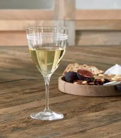 Rivièra Maison Wijnglas Gegraveerd RM Logo - Bellecôte - Transparant - 400 ML -Meubilair Geschäft 5aafef305b274b559b39c9d7298b46b2