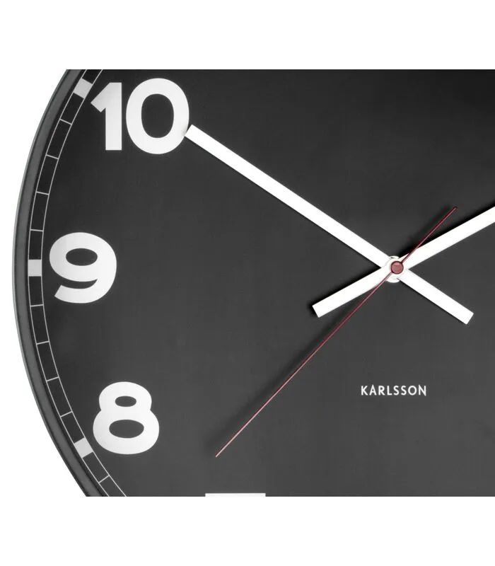 Karlsson Wandklok New Classic - Medium - Zwart - Ø40,6cm 5 Karlsson Wandklok New Classic - Medium - Zwart - Ø40,6cm - Image 3