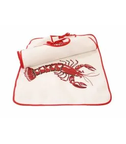 Linandelle Set Van 2 Slabbetjes Kreeft -Meubilair Geschäft 5bc3ebe3bb8342b7a02254147bf20c2c