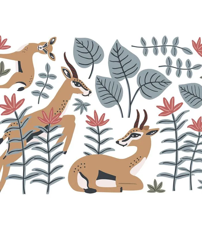 Lilipinso TANZANIA Gazelle Muurstickers 3 Lilipinso TANZANIA Gazelle Muurstickers