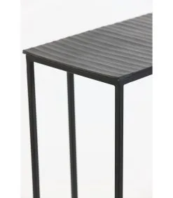 Light & Living Bijzettafel Macy - Zwart - 48x26x60cm -Meubilair Geschäft 5d6ac7f796c447cebc43c461e33cb2b7