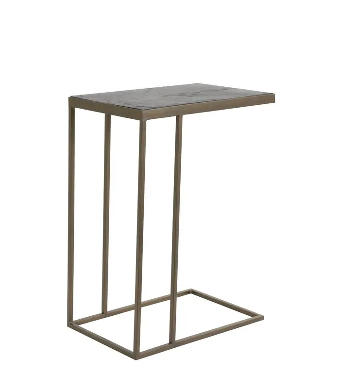 Light & Living Bijzettafel Chisa - Bruin - 45x30x62cm 7 Light & Living Bijzettafel Chisa - Bruin - 45x30x62cm - Image 5