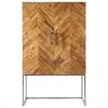 Rivièra Maison Tribeca Bar Cabinet - Gerecycled Sparrenhout, Iepenhout, Dennehout - 107.0x47.0x171.0 Cm -Meubilair Geschäft 5ec7439db01b4d1bb797b4960381b016