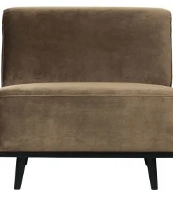BePureHome Statement 1-Zits Element - Velvet - Taupe - 77x79x93