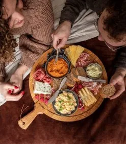 Boska Serveerplank Rond Friends L - Duurzaam - Bruin - ⌀ 40,3 Cm -Meubilair Geschäft 5fb42bc082c243a4bd0b73551a7ee1de