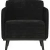 BePureHome Statement Fauteuil Met Arm - Ribstof - Graphite - 77x72x93 -Meubilair Geschäft 601ee9a428944beab9a52b58ee02b2ab