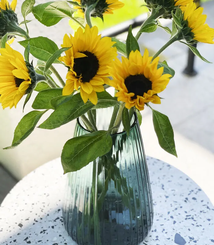 XLBoom DIM Vaas Stripe Large Licht Groen 5 XLBoom DIM Vaas Stripe Large Licht Groen - Image 3