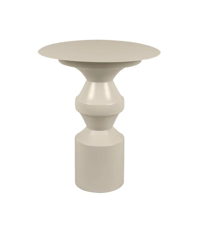 Leitmotiv Bijzettafel Chess King - Wit - 40,5x40,5x48cm 3 Leitmotiv Bijzettafel Chess King - Wit - 40,5x40,5x48cm