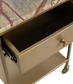 BePureHome Clinic Nachtkastje - Marmer - Antique Brass - 68,5x45x35 -Meubilair Geschäft 60cf6d91d2134b4682877b1c34d8a87a