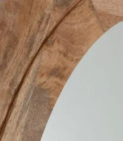 WOOOD Exclusive Exclusive Rion Ronde Spiegel - Mangohout - Natural - 4x101x101 -Meubilair Geschäft 61b2a9c6146948c08fa2786bcb580826