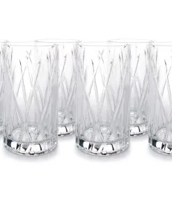 Salt & Pepper Glas 40cl Lace Bond - Set/6