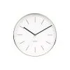 Karlsson Wandklok Minimal - Wit, Shiny Goud Behuizing - Ø27,5cm -Meubilair Geschäft 62b3e6684bb14c36a6d7bb71c959eeb7