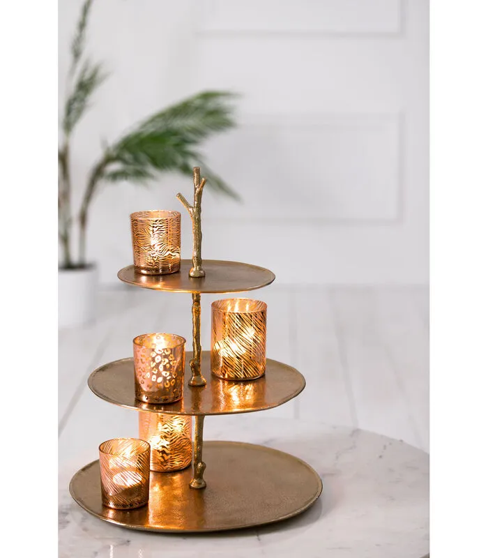 Light & Living Etagère Tresa - Goud - 2 Laags 4 Light & Living Etagère Tresa - Goud - 2 Laags - Image 2