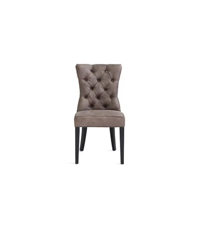 Rivièra Maison Eetkamerstoel Zonder Armleuning - Balmoral Dining Chair - Bruin 3 Rivièra Maison Eetkamerstoel Zonder Armleuning - Balmoral Dining Chair - Bruin