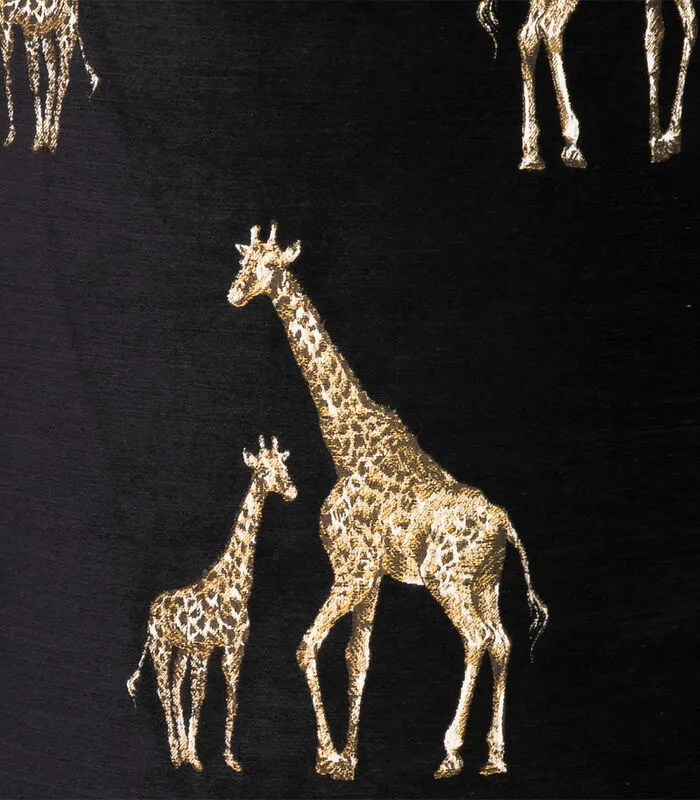 MX HOME Plaid Met Goud Geborduurde Giraffen 6 MX HOME Plaid Met Goud Geborduurde Giraffen - Image 4