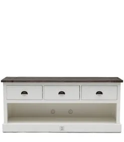 Rivièra Maison TV Kast Meubel - Newport Flatscreen Dresser - 150x45 Cm - Wit