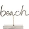 Rivièra Maison Beeld Met Tekst Op Voet, Deco - Beach Statue - Zilver -Meubilair Geschäft 64441bae2c894352bbd6686cf2aad33f