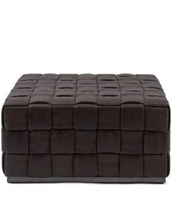 Rivièra Maison Poef - Hocker - Room 48 Voetenbankje XL - Bruin