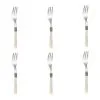 Eme Gebaksvork Mona Lisa 15.1 Cm 18/10 Offwhite Zilver 6 Stuk(s)
