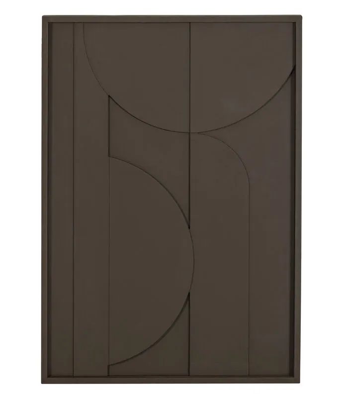 WOOOD Fiona Rechthoek Schilderij - Espresso - 100x70x5 3 WOOOD Fiona Rechthoek Schilderij - Espresso - 100x70x5