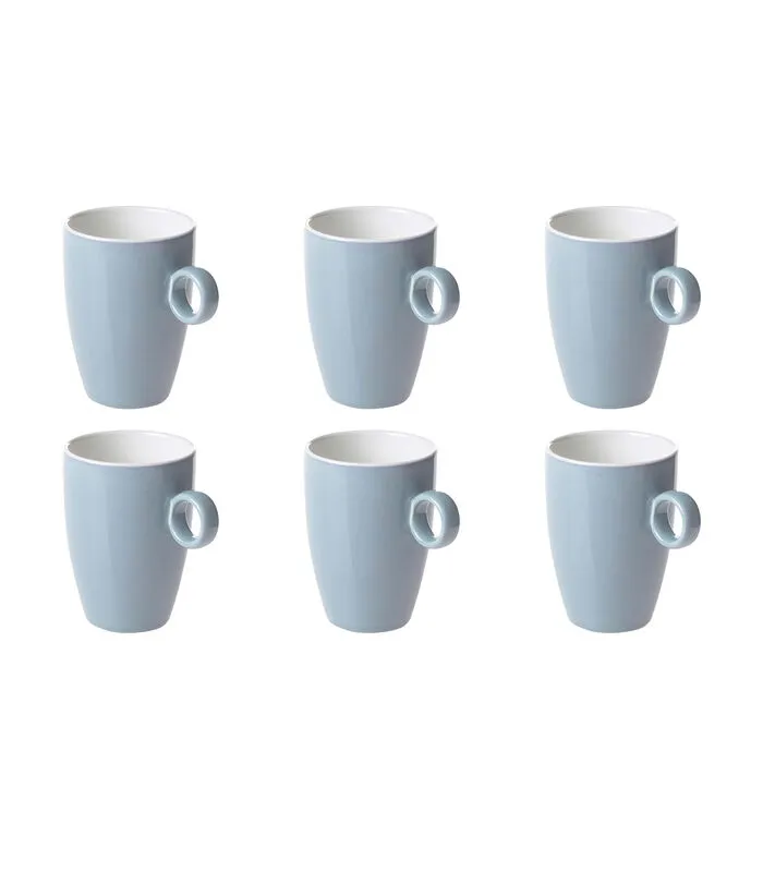 Maastricht Porselein Beker Bart Colour Cafe 23 Cl Lichtblauw Porselein 6 Stuk(s) 3 Maastricht Porselein Beker Bart Colour Cafe 23 Cl Lichtblauw Porselein 6 Stuk(s)