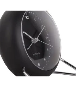 Karlsson Wekker Val ABS - Zwart - 11x11x9cm -Meubilair Geschäft 675cb495d0b545f984e9f0a0d595ee18