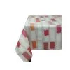 Fleur De Soleil Gecoat Tafelkleed Stripe Patch Orange