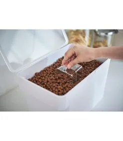 Yamazaki Pet Food Container - Tower - White 9 Yamazaki Pet Food Container - Tower - White -Meubilair Geschäft 67cd4ff6cbf04349848556e68178c8ee