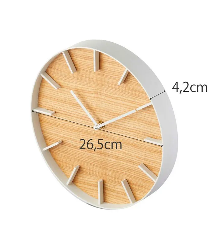 Yamazaki Wall Clock - Rin - Beige 7 Yamazaki Wall Clock - Rin - Beige - Image 5
