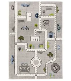 Pergamon Vloerkleed Maui Kids Kindertapijt Auto Weg