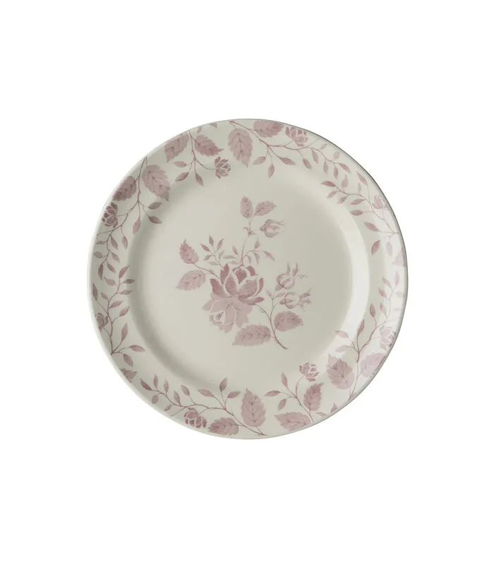 Royal Boch Plat Bord 17,5cm Met Décor - Fleurs Rouges 3 Royal Boch Plat Bord 17,5cm Met Décor - Fleurs Rouges