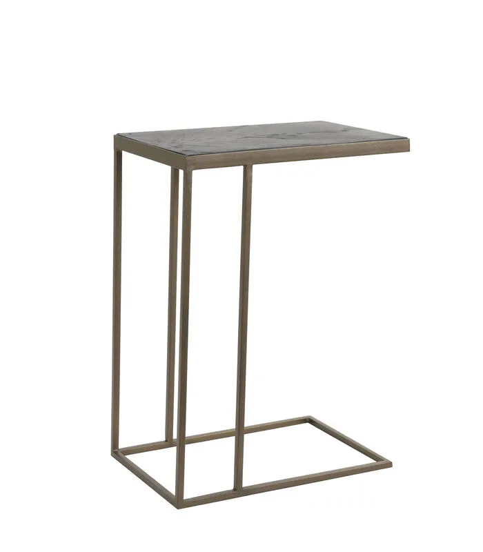 Light & Living Bijzettafel Chisa - Bruin - 45x30x62cm 3 Light & Living Bijzettafel Chisa - Bruin - 45x30x62cm