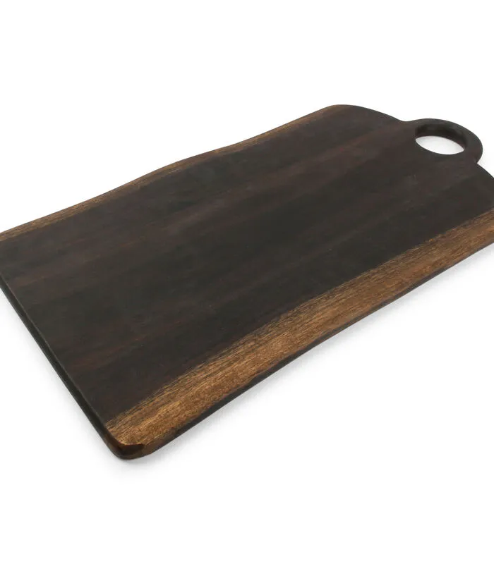Salt & Pepper Serveerplank 50x25xH1,5cm Hout Zwart Chop 3 Salt & Pepper Serveerplank 50x25xH1,5cm Hout Zwart Chop