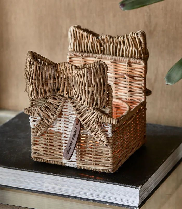 Rivièra Maison Theelichthouder Rustic Rattan Désir Naturel 4 Rivièra Maison Theelichthouder Rustic Rattan Désir Naturel - Image 2