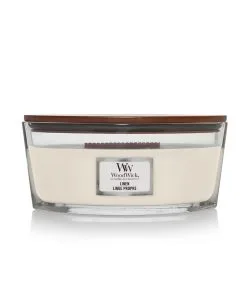 WoodWick Kaars Linen Ellipse
