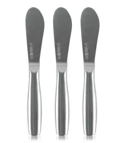 Boska Smeermessenset Mini Copenhagen - 3 Smeermesjes - Zilver